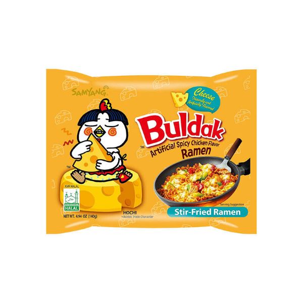 Samyang Buldak Hot Spicy Chicken Flavor Ramen Cheese (140g)