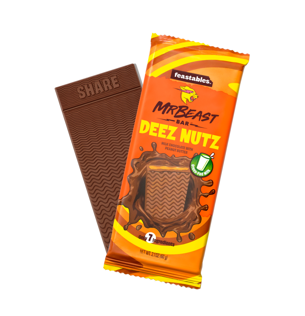 feastables MrBeast Deez Nutz Chocolate Bar (60g)