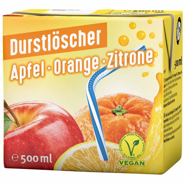 QuickVit - Durstlöscher Apfel-Orange-Zitrone (500ml)