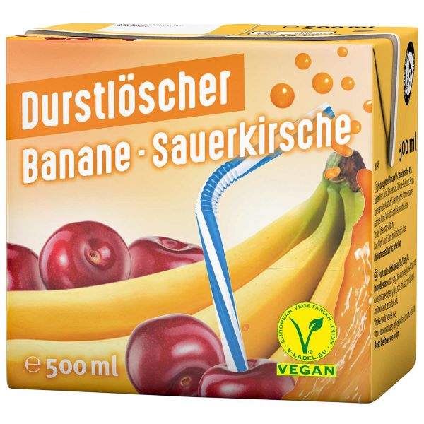 QuickVit - Durstlöscher Banane-Kirsch (500ml)