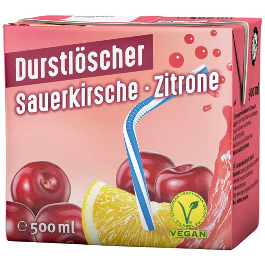 QuickVit - Durstlöscher Sauerkirsche-Zitrone (500ml)