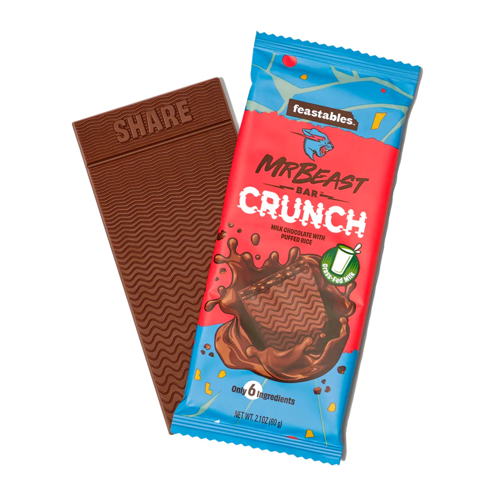 feastables MrBeast CRUNCH Chocolate Bar (60g)